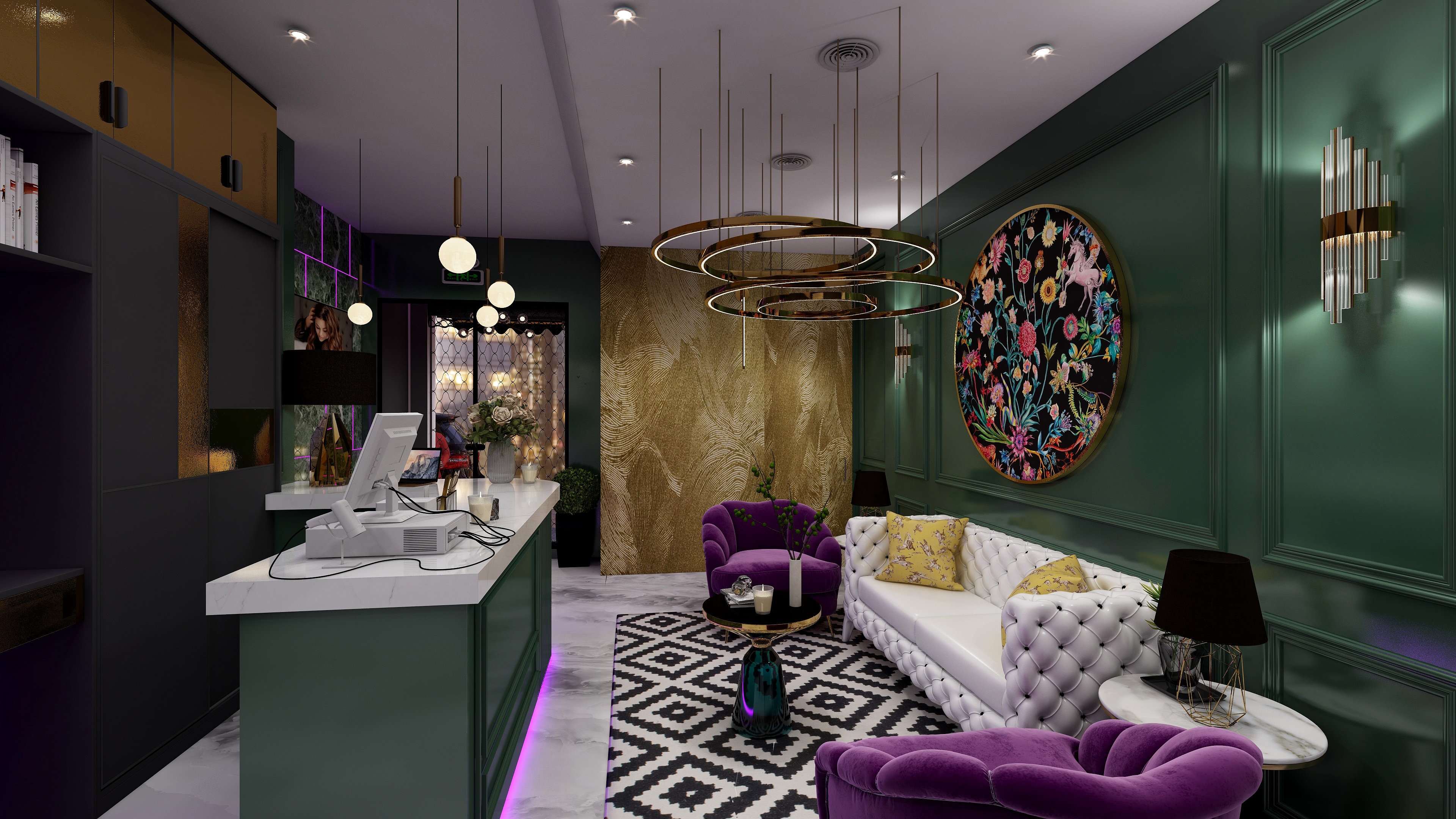 Interior design style mood board